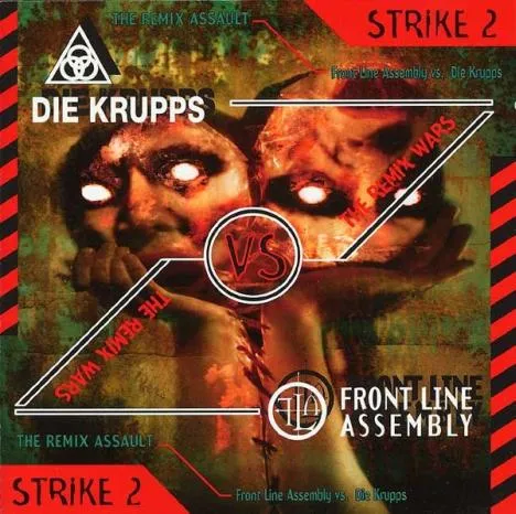 Remix Wars Strike 2 - Die Krupps vs. Front Line Assembly Album Cover