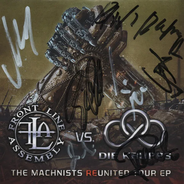 Die Krupps - The Machinists Reunited Tour EP Album Cover