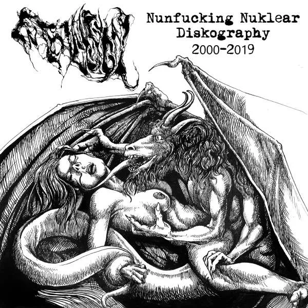 Enbilulugugal - Nunfucking Nuklear Diskography 2000-2019 Album Cover Artwork
