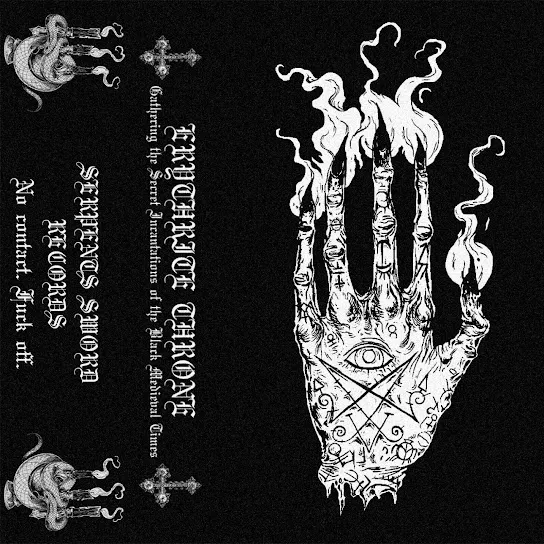 Erythrite Throne - Gathering the Secret Incantations of the Black Medieval Times Album Cover