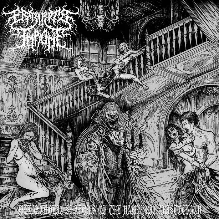 Erythrite Throne - Melancholic Shadows of the Vampyric Aristocracy Album Cover Artwork