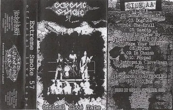 Extreme Smoke 57 - Official Live Tape Album Cover Artwork