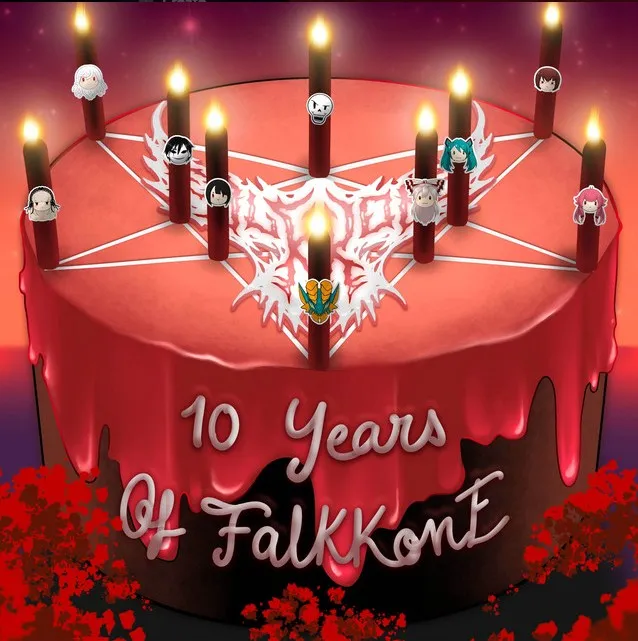 Falkkone - 10 Years of Falkkone Album Cover Artwork