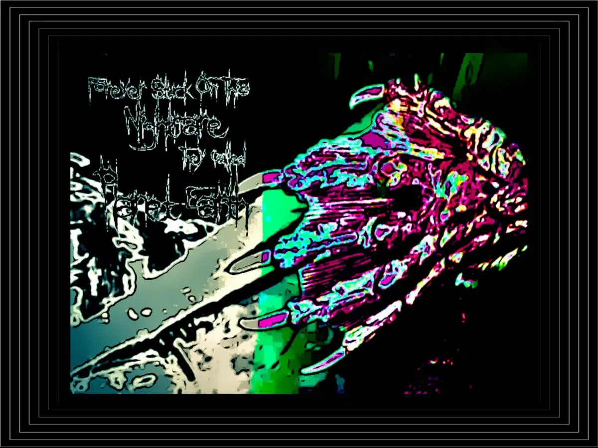 Forever Stuck on This Nightmare They Called Planet Earth - Dragons Blood Album Cover Artwork