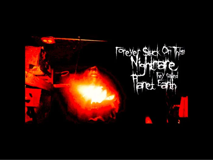 Forever Stuck on This Nightmare They Called Planet Earth - Welcome to the Dark Side Album Cover Artwork