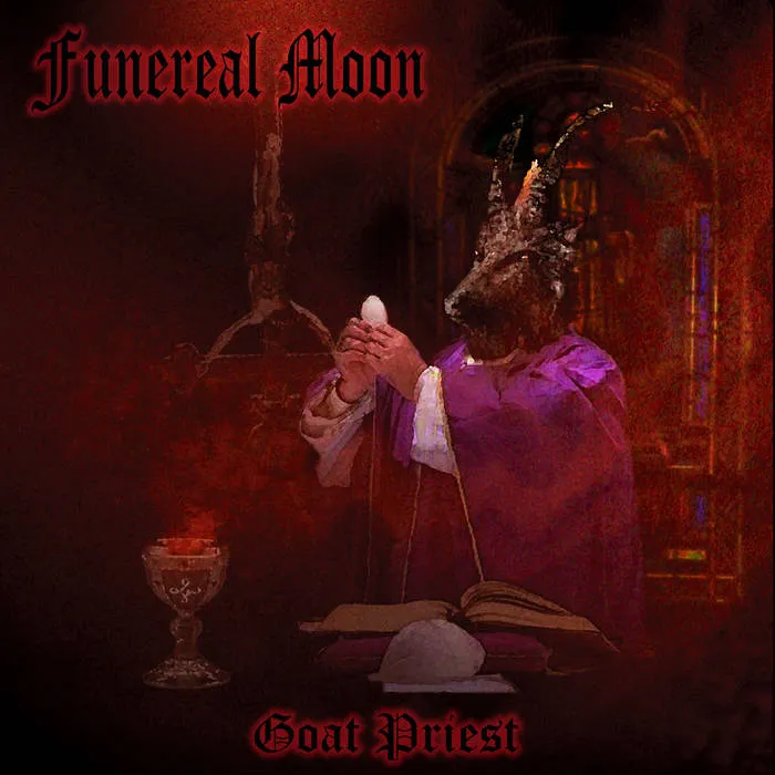 Funereal Moon - Goat Priest Album Cover Artwork