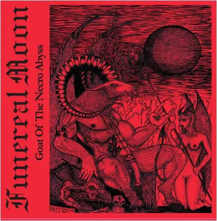Funereal Moon - Goat of the Necro Abyss Album Cover