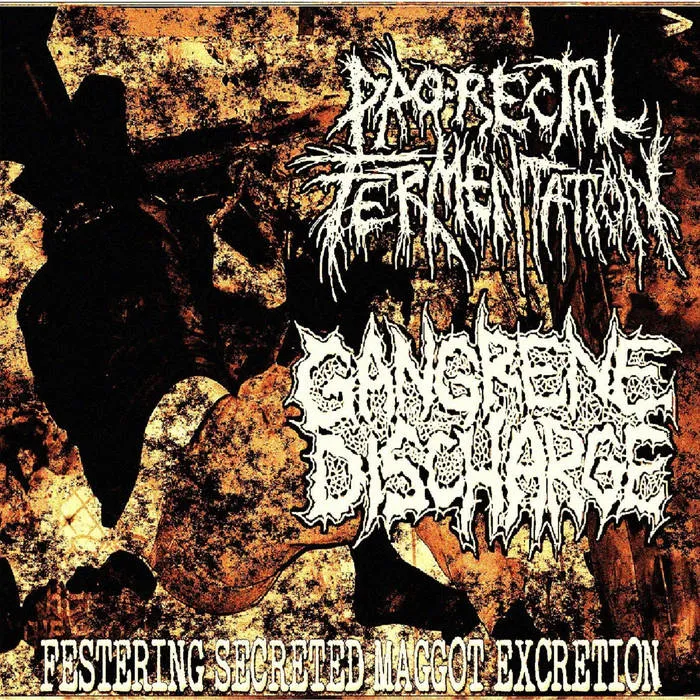 Gangrene Discharge - Festering Secreted Maggot Excertion Album Cover Artwork