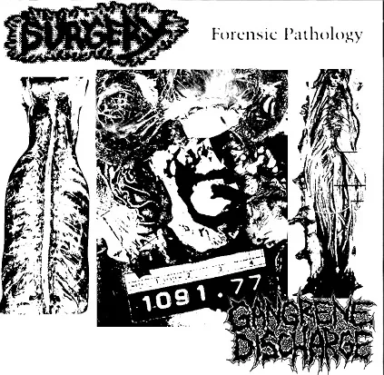 Gangrene Discharge - Forensic Pathology Album Cover Artwork
