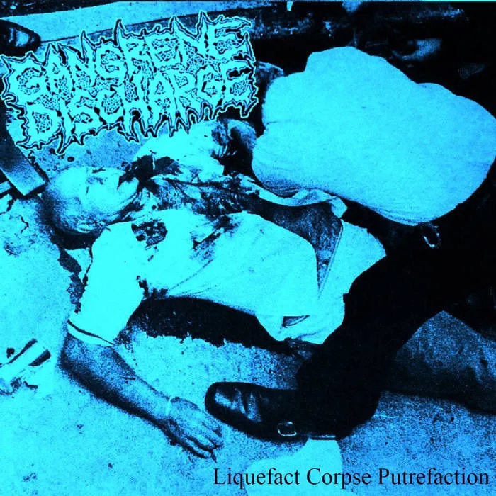 Gangrene Discharge - Liquefact Corpse Putrefaction Album Cover Artwork