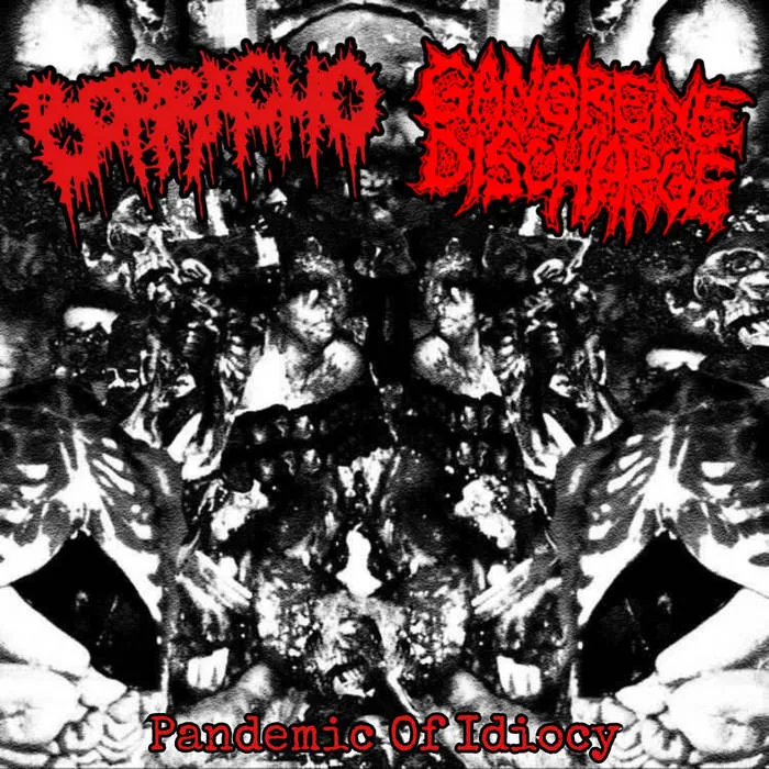 Gangrene Discharge - Pandemic of Idiocy Album Cover Artwork