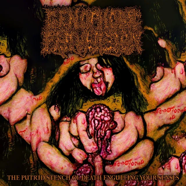 Genophobic Perversion - The Putrid Stench of Death Engulfing Your Senses Album Cover Artwork