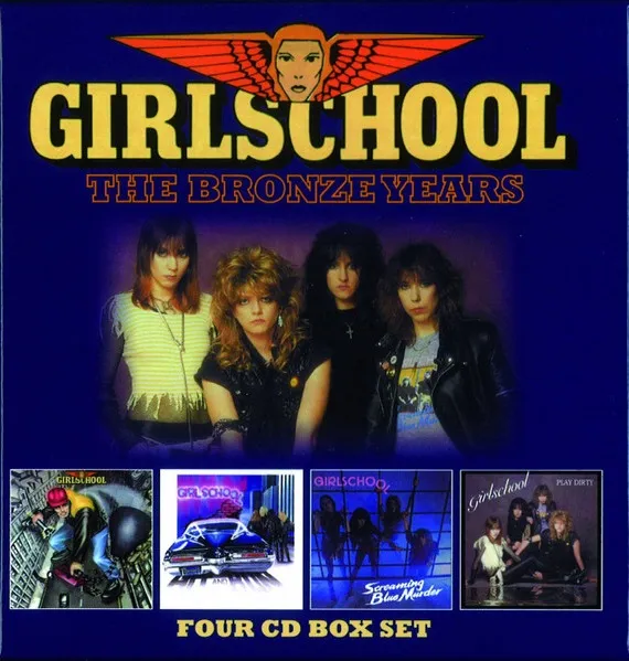 Girlschool - The Bronze Years Album Cover