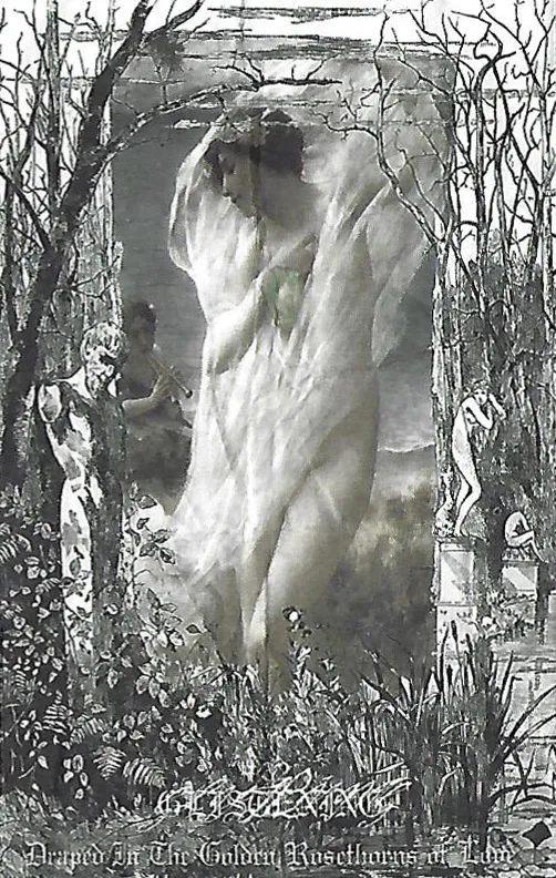 Glistening - #20 'Draped in the Golden Rosethorns of Love' Album Cover Artwork