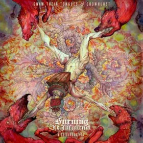 Gnaw Their Tongues - Burning Ad Infinitum Album Cover Artwork