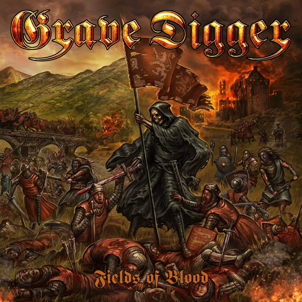 Grave Digger - Fields of Blood Album Cover