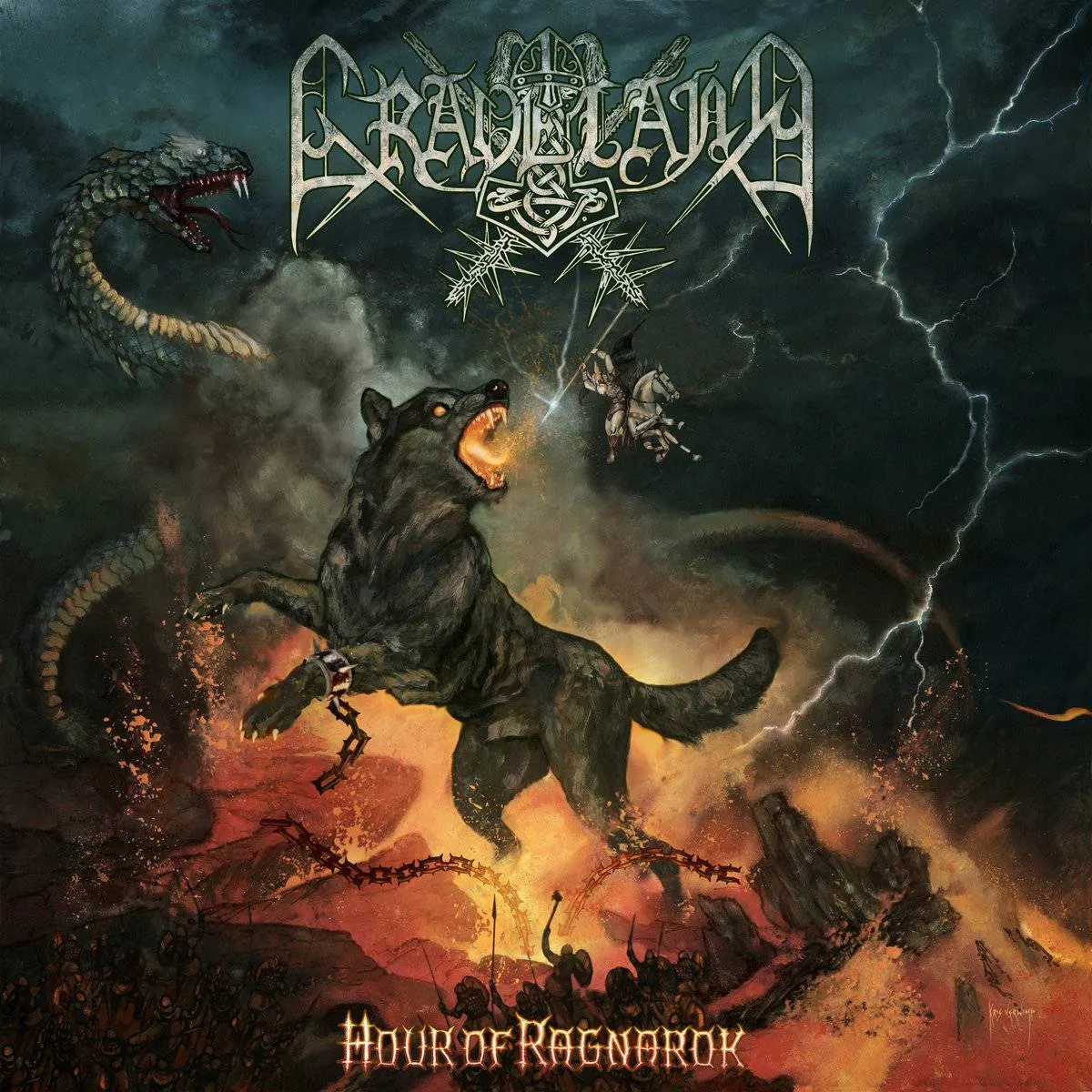 Graveland - Hour of Ragnarok Album Cover