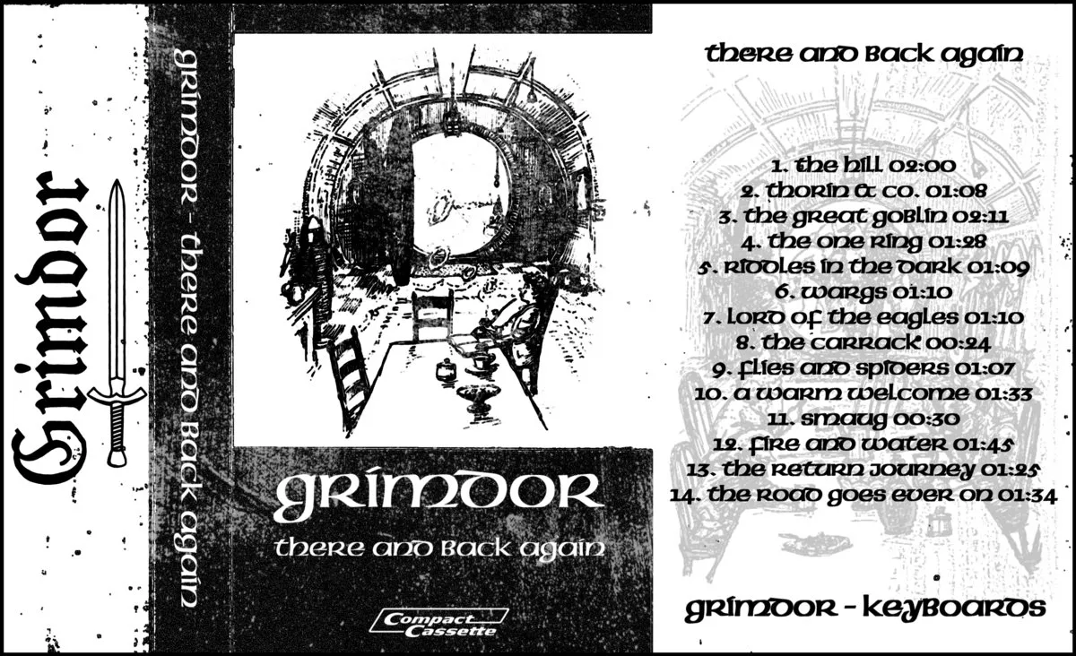 Grimdor - There and Back Again Album Cover Artwork