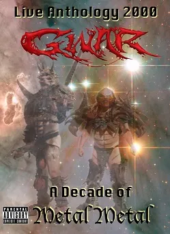 Gwar - Live Anthology 2000 - A Decade of Metal Metal Album Cover