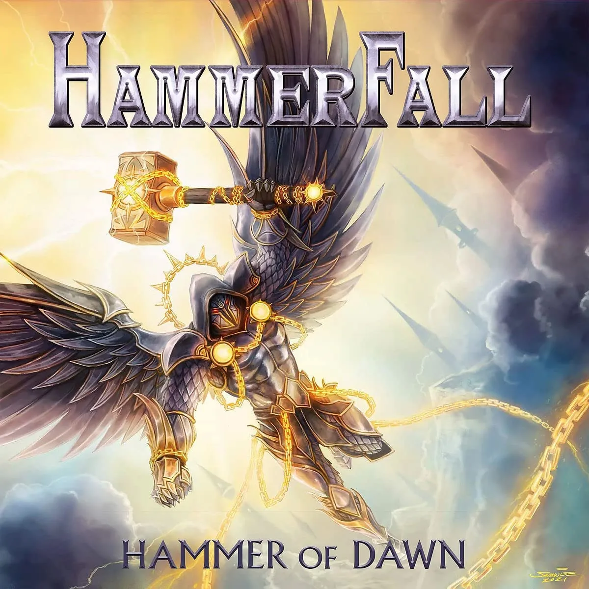 HammerFall - Hammer of Dawn Album Cover