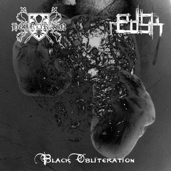 Heirdrain - Black Obliteration Album Cover Artwork