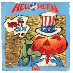 I Want Out Live Album Cover