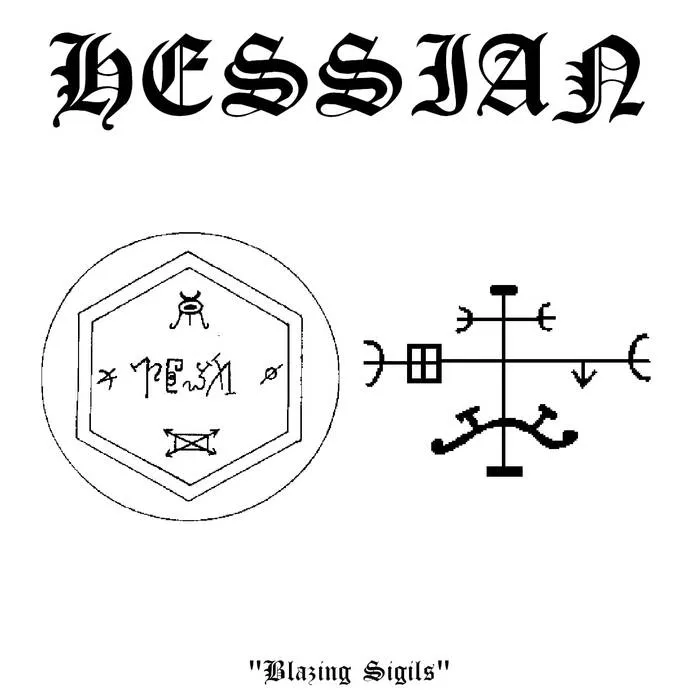 Hessian - Blazing Sigils Album Cover
