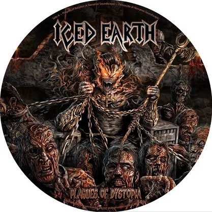 Iced Earth - Plagues of Dystopia Album Cover