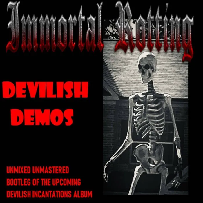 Immortal Rotting - Devilish Demos Album Cover Artwork