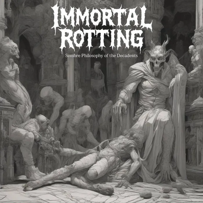Immortal Rotting - Sombre Philosophy of the Decadents Album Cover