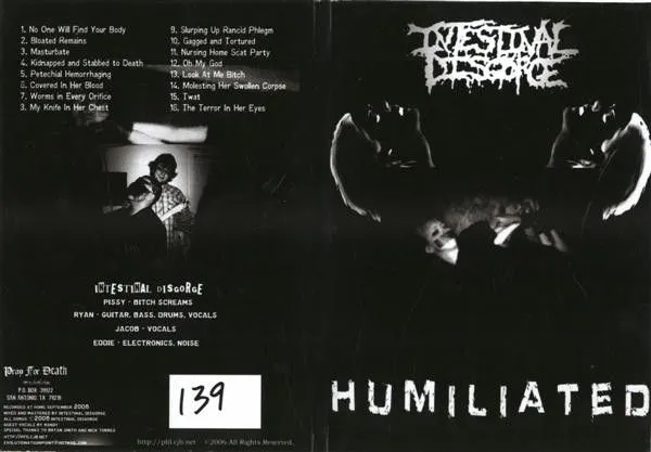 Humiliated Album Cover