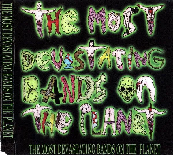 Intestinal Disgorge - The Most Devastating Bands on the Planet Album Cover Artwork