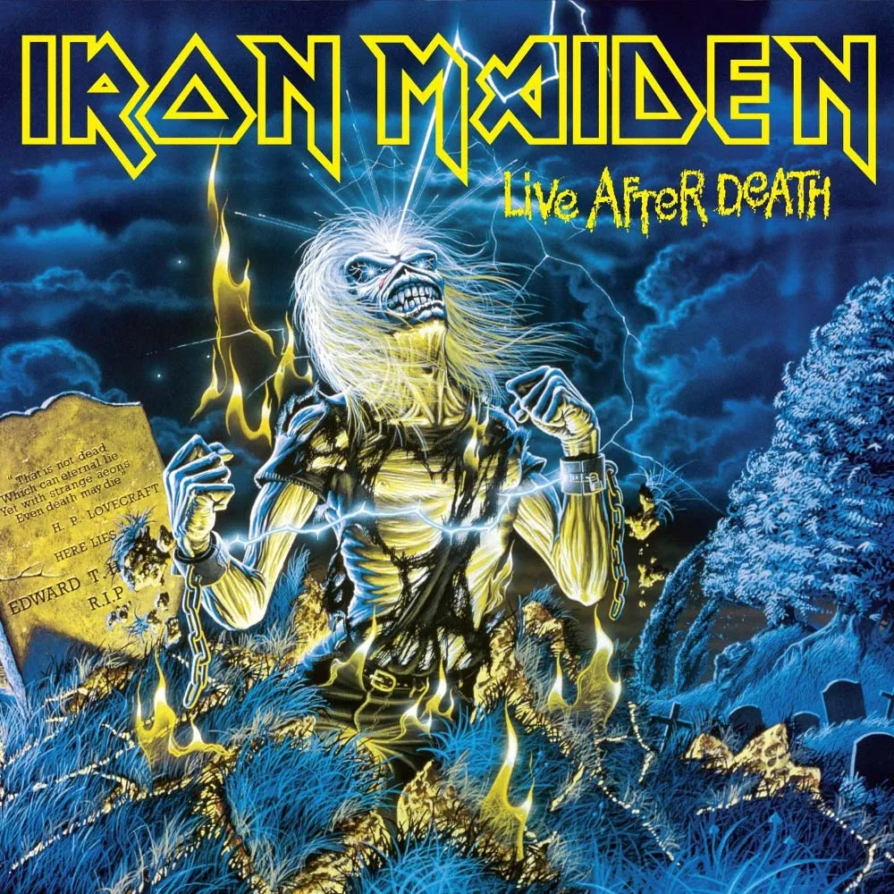 Iron Maiden - Live After Death Album Cover Artwork