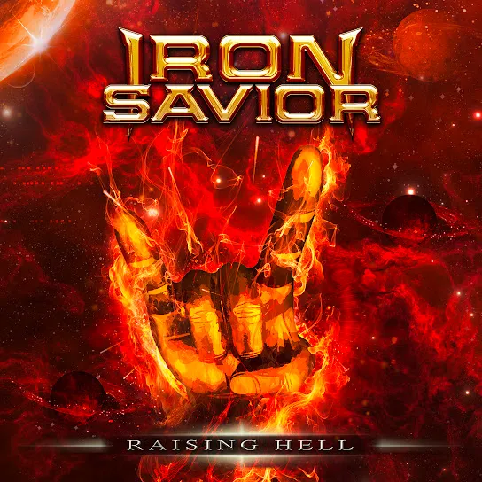 Iron Savior - Raising Hell Album Cover