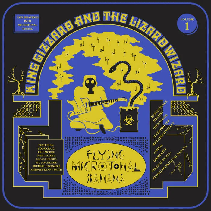 King Gizzard & the Lizard Wizard - Flying Microtonal Banana Album Cover Artwork