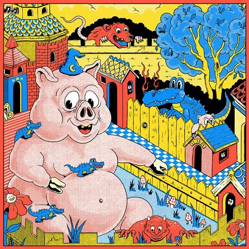 King Gizzard & the Lizard Wizard - Live in Oklahoma City '24 Album Cover Artwork