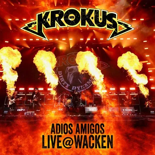 Krokus - Adios Amigos Live @ Wacken Album Cover