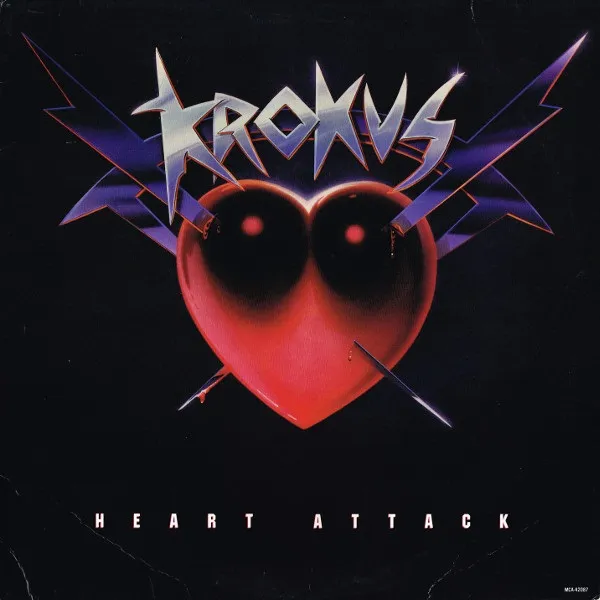 Krokus - Heart Attack Album Cover Artwork