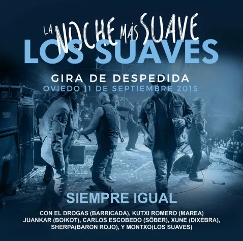 Los Suaves - Siempre igual (En directo) Album Cover