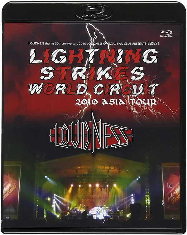 Loudness - Lighting Strikes World Circuit 2010 Asia Tour Album Cover Artwork
