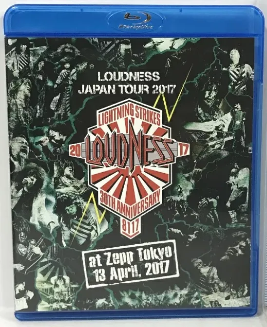 Loudness - Loudness Japan Tour 2017 - Lightning Strikes 30th Anniversary 8117 - At Zepp Tokyo 13 April, 2017 Album Cover