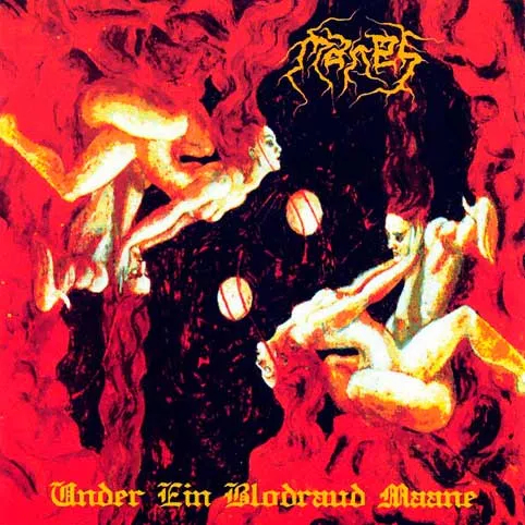 Under ein blodraud maane Album Cover
