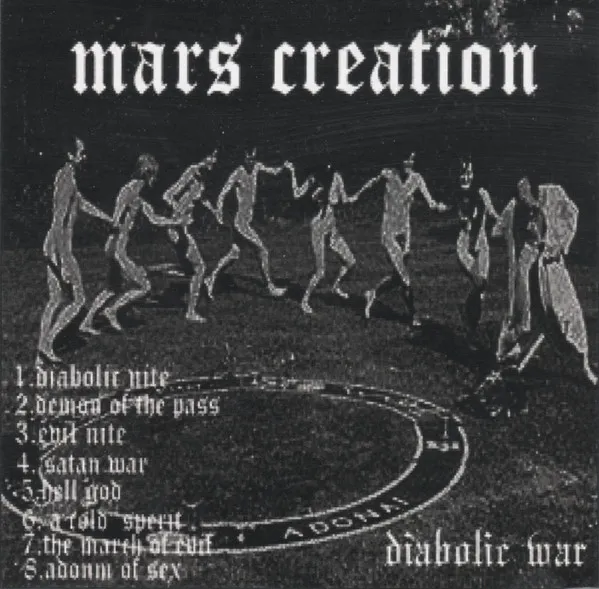 Mars Creation - Diabolic War Album Cover Artwork