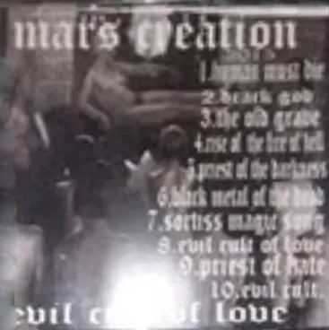 Mars Creation - Evil Cult of Love Album Cover