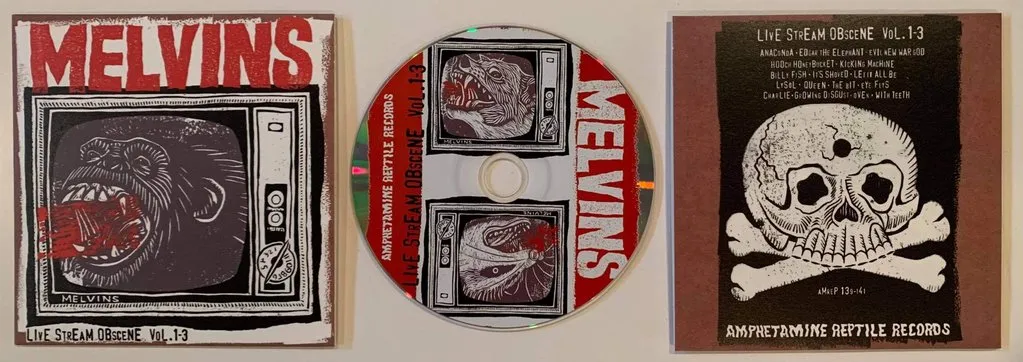 Melvins - Live Stream Obscene Vol. 1-3 Album Cover