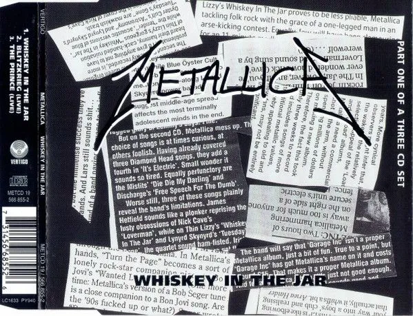 Whiskey in the Jar Album Cover