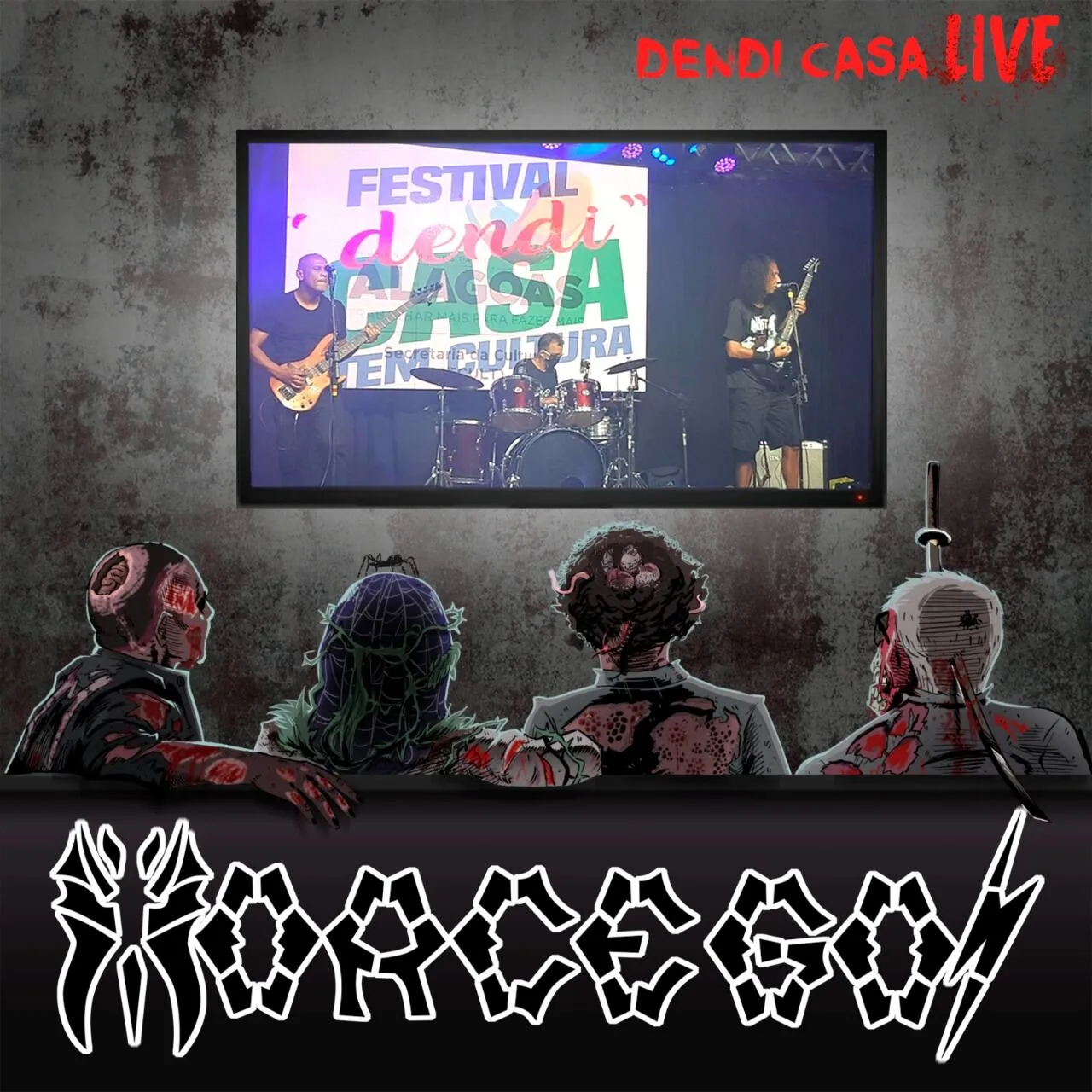 Morcegos - Dendi Casa - Live Album Cover
