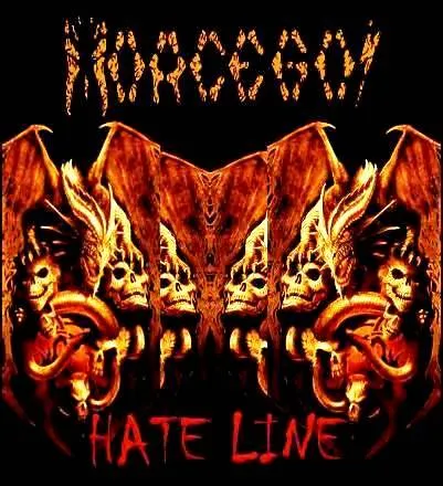 Morcegos - Hate Line Album Cover Artwork
