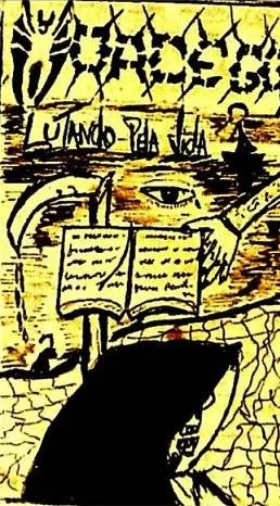 Morcegos - Lutando pela Vida Album Cover Artwork