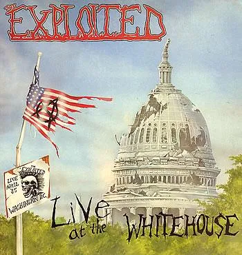 The Exploited - Live at the Whitehouse Album Cover Artwork